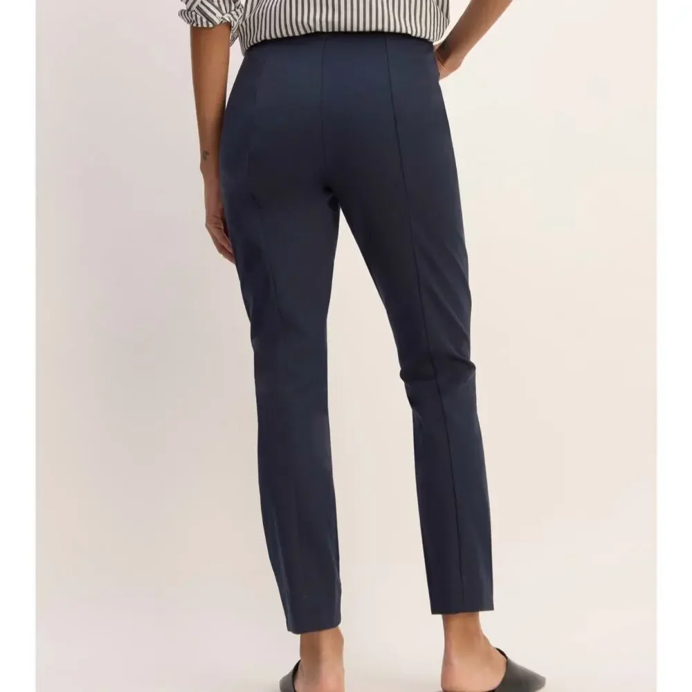 NWOT Everlane The Bi-Stretch Work Pant In Navy Size 10 - Picture 3 of 9